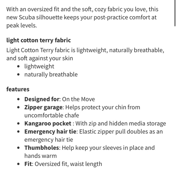 Lululemon Scuba Oversized Half Zip Hoodie Lip Gloss - Picture 8 of 8